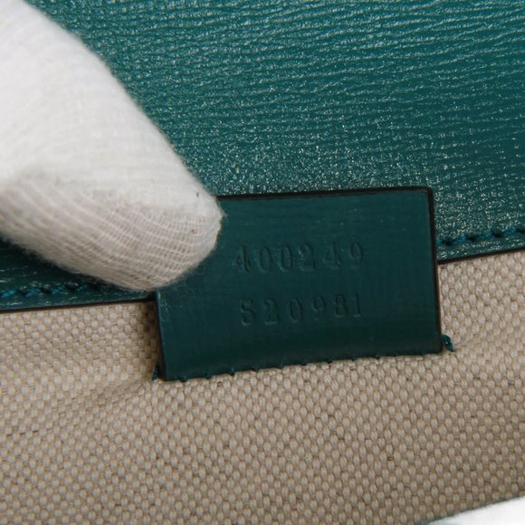 Authentic Gucci Limited Edition Green and Blue Dionysus Shoulder Bag - Picture 11 of 16